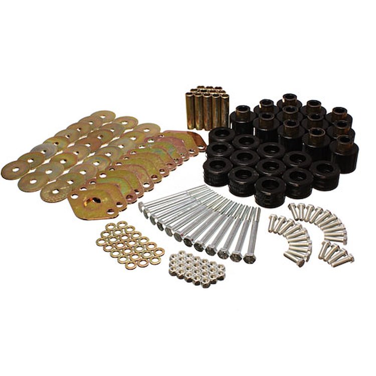 Body Mount Set Black 1in. Lift Includes Hardware