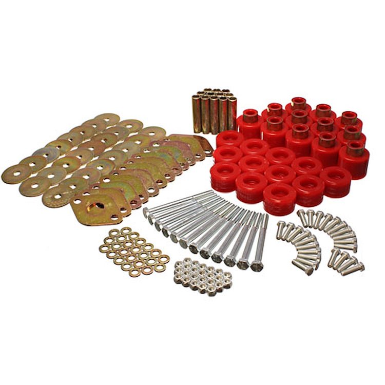 Body Mount Set Red 1in. Lift Includes Hardware