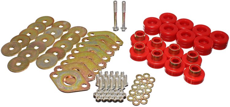 Body Cab Mount Bushing Set 2007-2014 Jeep Wrangler JK