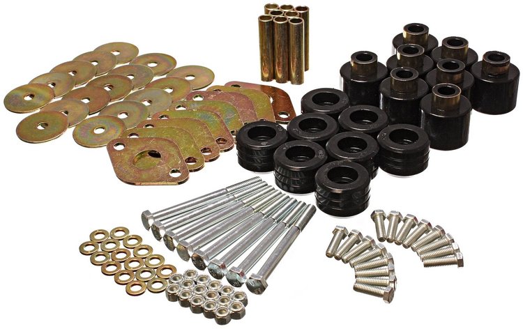 Body Mount Bushing Set 2007-2014 Jeep Wrangler JK