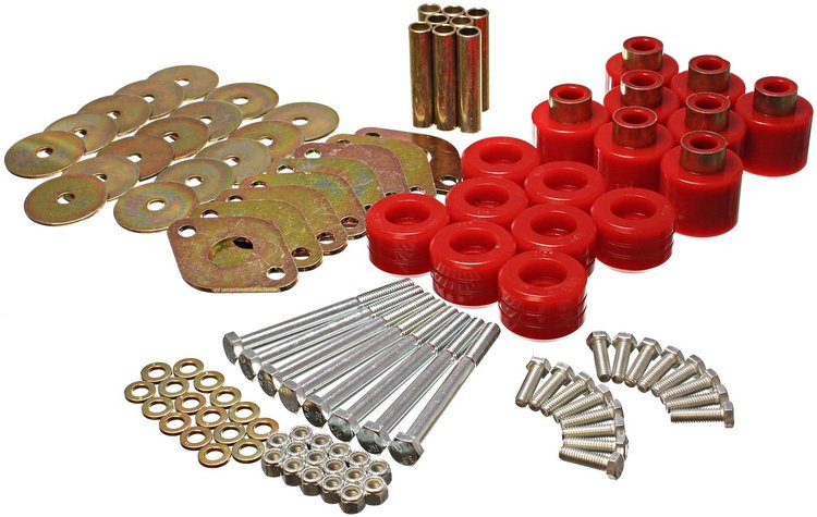 Body Mount Bushing Set 2007-2014 Jeep Wrangler JK