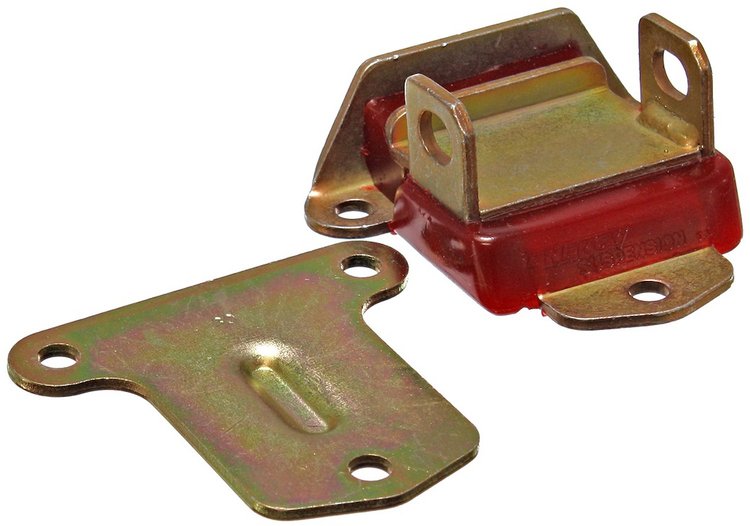 Polyurethane Motor Mount, Short and Wide, 2-5/8 in. x 1.75 in., Red