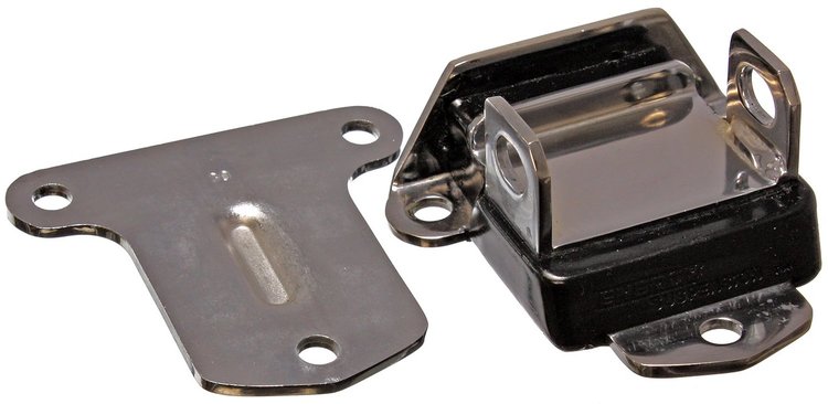 Polyurethane Motor Mount, Short and Wide, 2-5/8 in. x 1.75 in. [Chrome Finish]