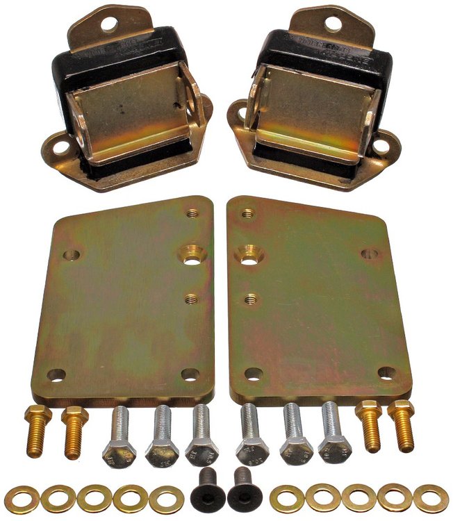 Short & Wide Motor Mounts LS Conversion Set