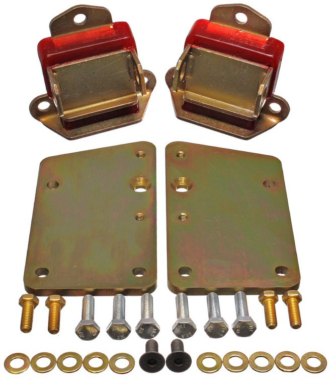Short & Wide Motor Mounts LS Conversion Set