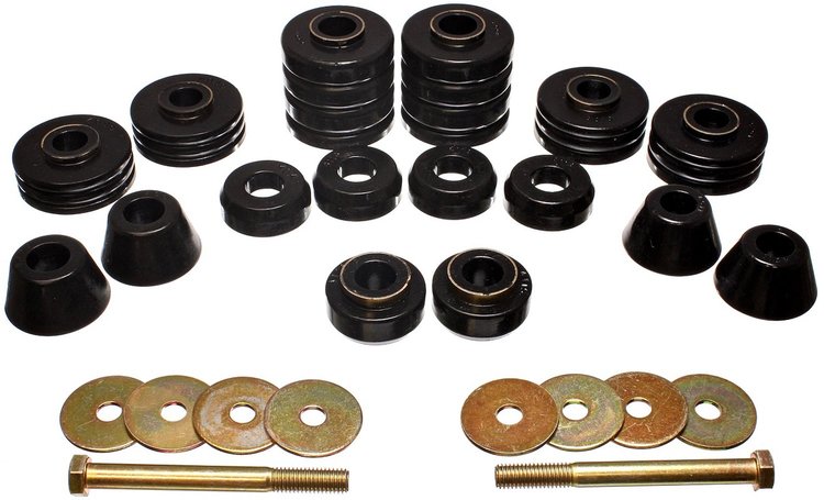 Body Mount Bushing Set 1970-1980 GM C/K Series 25, 35, 2500 & 3500 Pickup