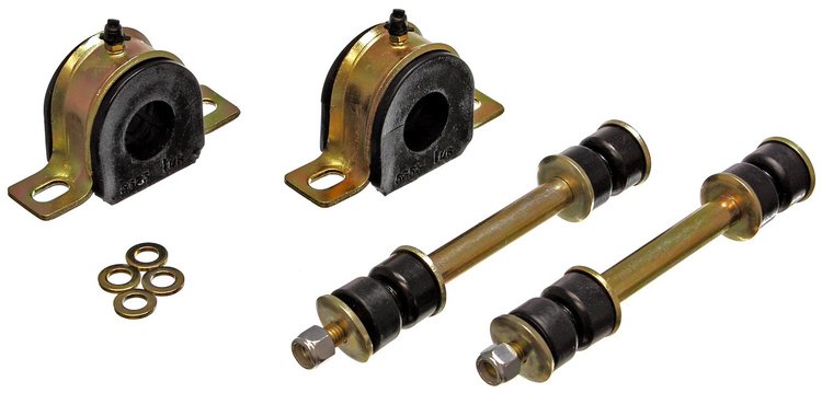 Front Greasable Sway Bar Bushing & End Link Set 1982-2004 GM S10/S15 Pickup & SUV