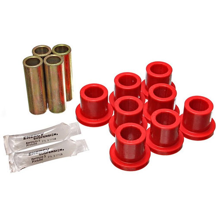 Leaf Spring Bushing Set Red