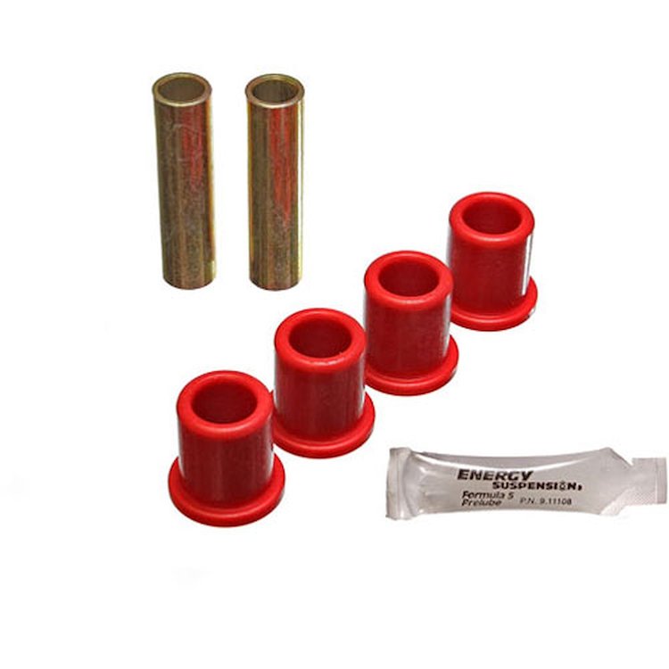 Leaf Spring Bushing Set Red