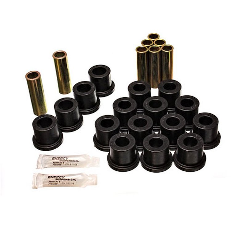 Leaf Spring Bushing Set Black