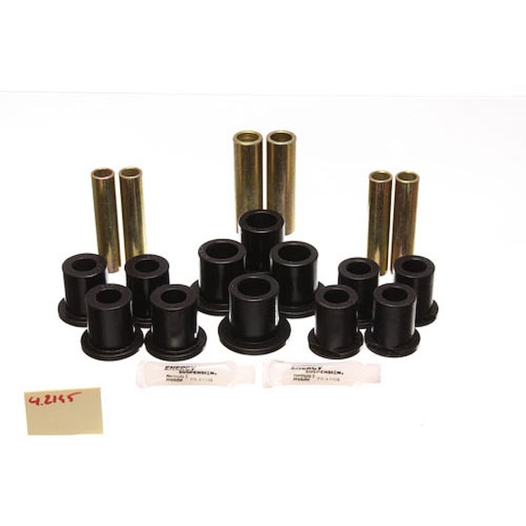 Leaf Spring Bushing Set Black