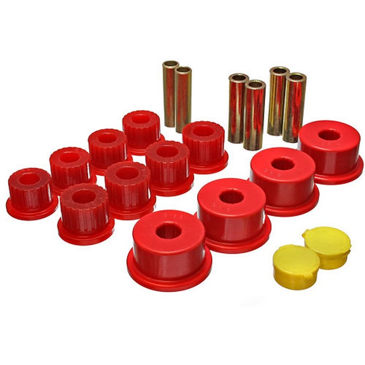 Leaf Spring Bushing Set Red