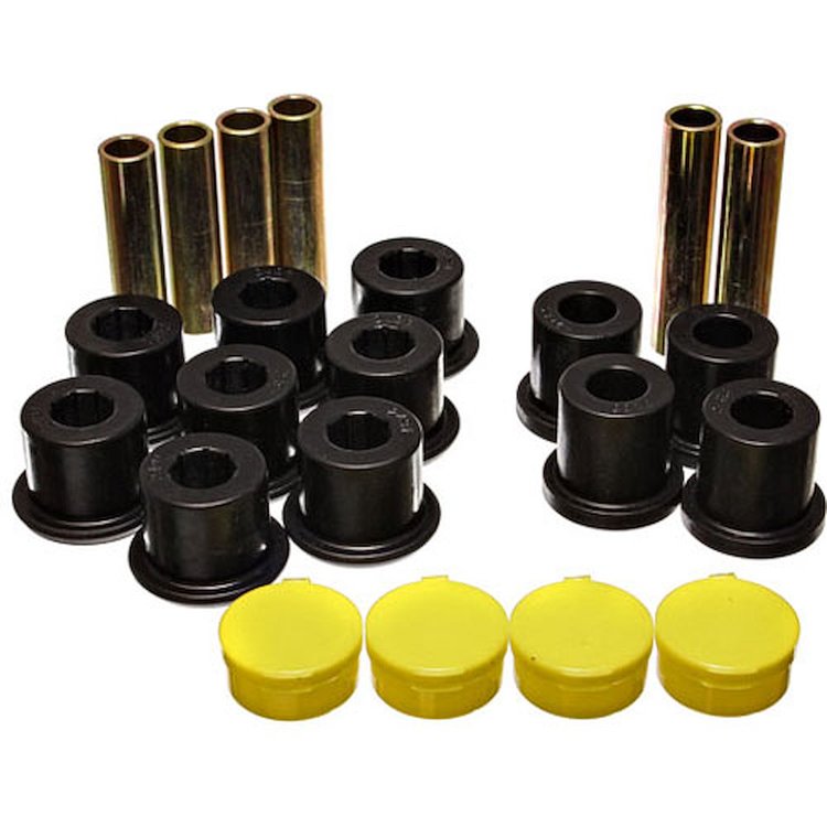 Leaf Spring Bushing Set Black