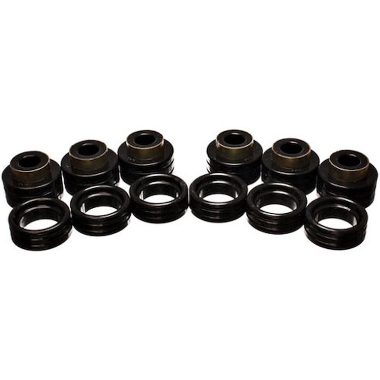 Body Cab Mount Set Black