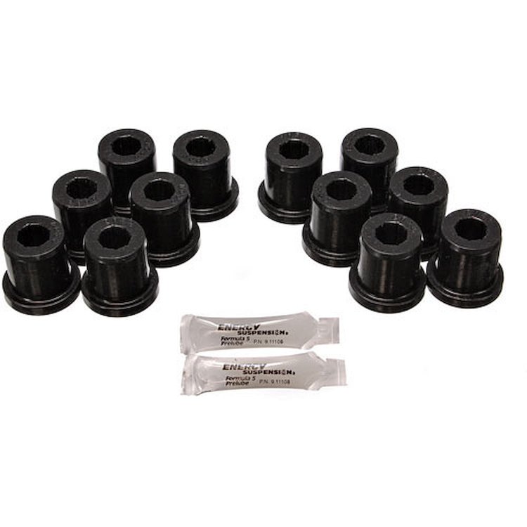 Leaf Spring Bushing Set Black