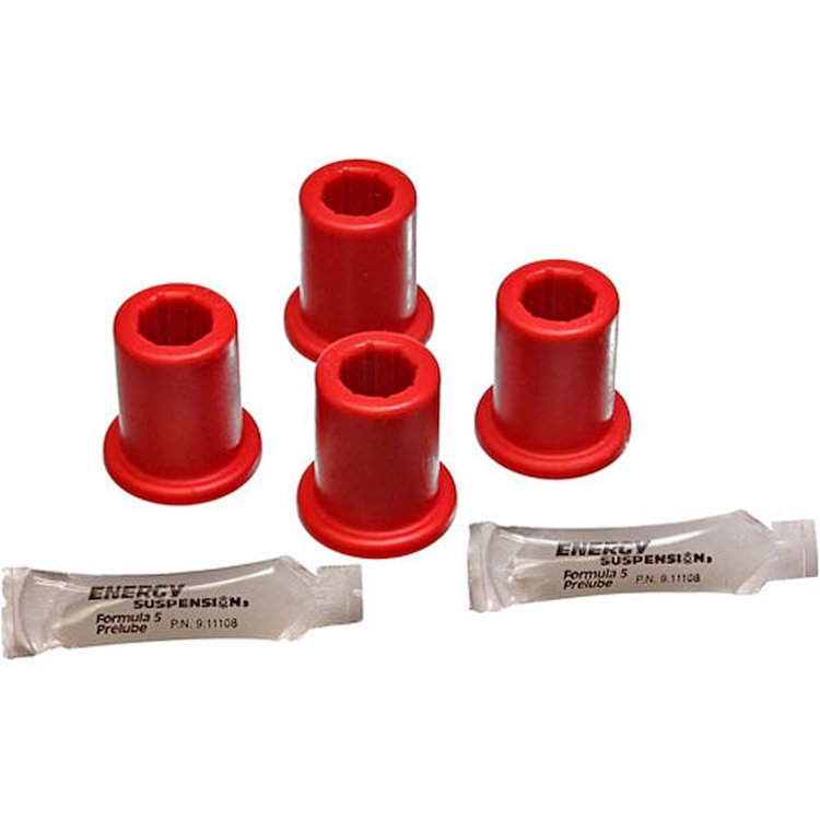 Shackle Bushing Set Red