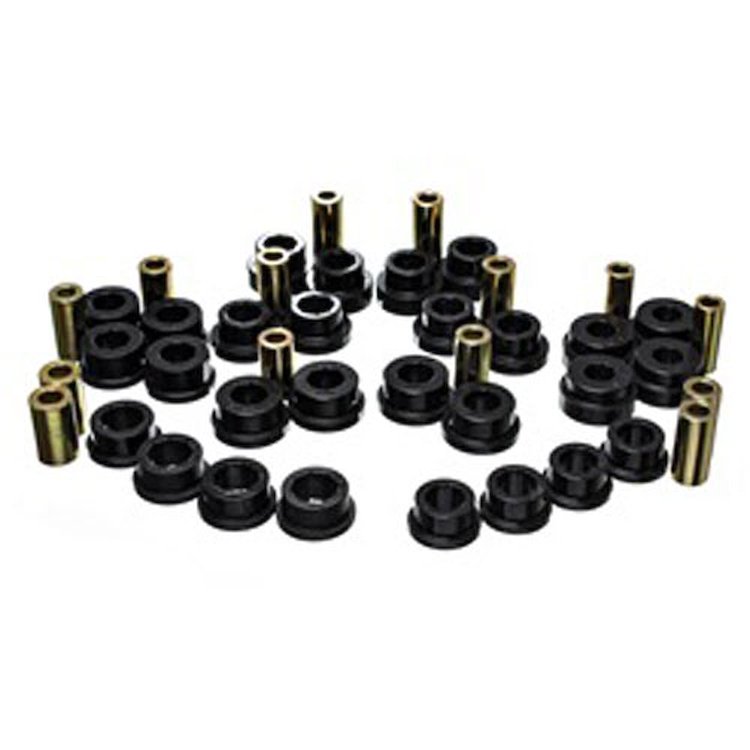 Control Arm Bushing Set Black Rear Performance Polyurethane