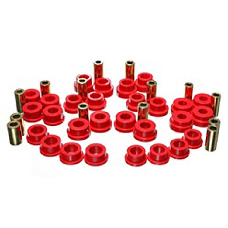 Control Arm Bushing Set Red Rear Performance Polyurethane