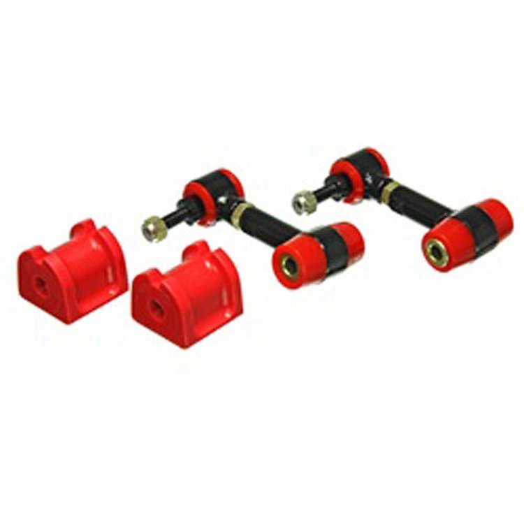 Sway Bar Bushing Set Red Rear Bar Dia. 14 mm Incl. Sway Bar End Link Bushings