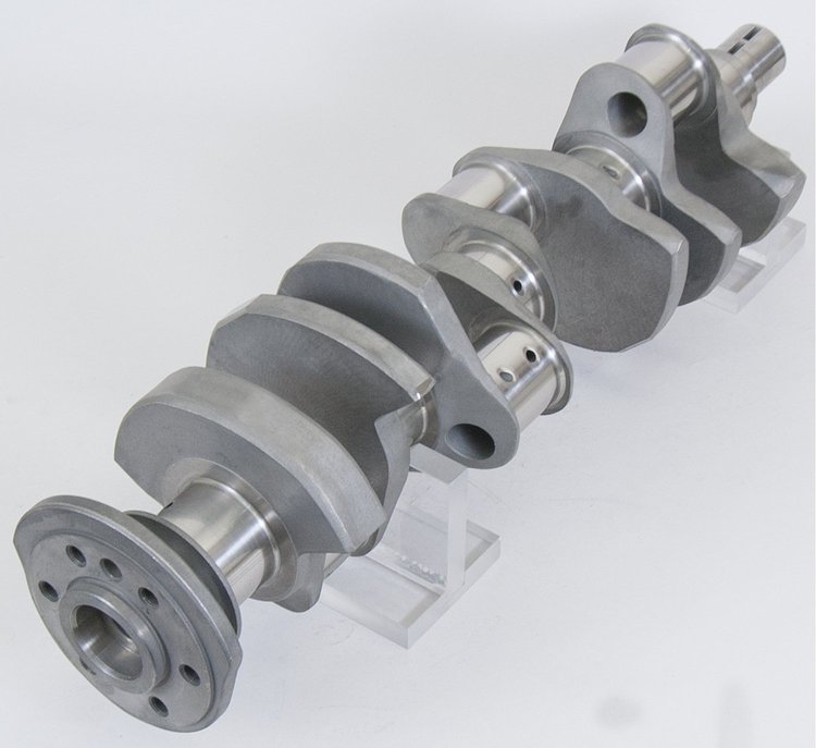 Forged 4340 Steel Crankshaft for Small Block Chevy 350 2-Piece Rear Main [3.750 in. Stroke | Big Block Snout]