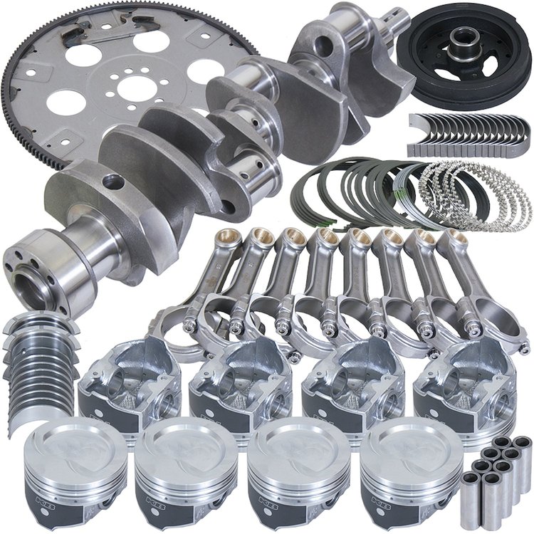 B13004L03068 Balancd Street & Strip Assembly Chevy 350 1-Piece