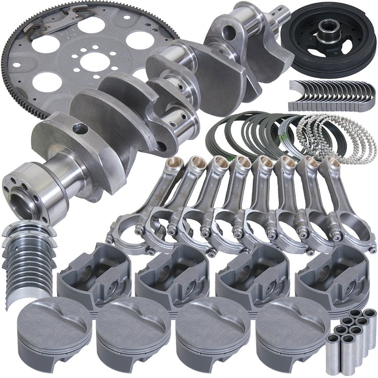 Eagle Chevy Small Block 1pc Seal Balanced Street and Strip Rotating Assemblies