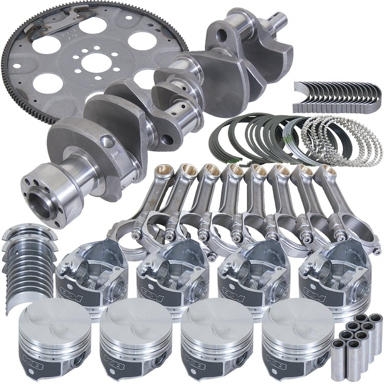 Eagle Chevy Small Block 1pc Seal Balanced Street and Strip Rotating Assemblies