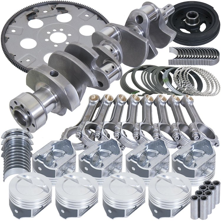 B15404L06068 Balanced Street Perf Assembly Chevy 350 1-Piece