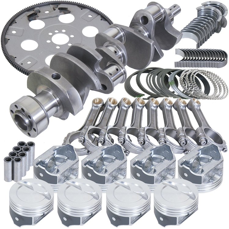 B15504L03068 Balanced Street Perf Assembly Chevy 350 1-Piece