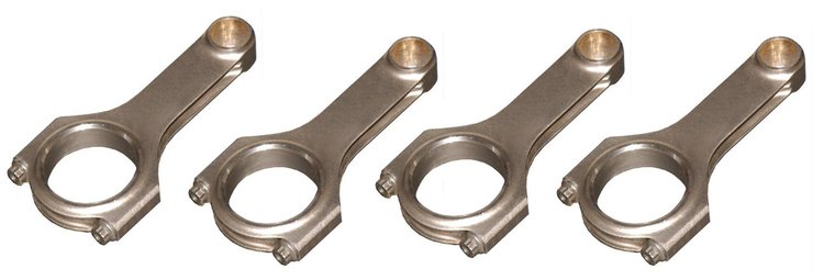 CRS-5893A3D Forged 4340 Steel H-Beam Rods for Honda F22C Engine [5.893 in. Length]