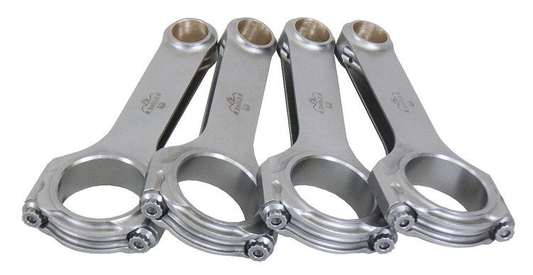 CRS5893A4D H-Beam 4th Generation Design (4D) 5.893 in. Forged Steel Connecting Rods for Honda, Acura F22c Engine [Set of 4]