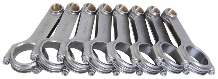 6.135" ESP Connecting Rods Features ARP L19 Rod Bolts