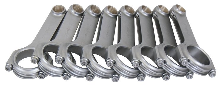 6.800" ESP Connecting Rods Features ARP L19 Rod Bolts