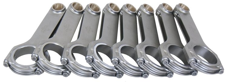 CRS68004D H-Beam 4th Generation Design (4D) 6.800 in. Forged Steel Connecting Rods for Chevy Big Block Engines [Set of 8]