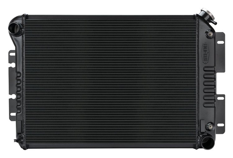 CHC11AB Black Night Rider Series Performance Radiator for 1967-1969 Chevy Camaro/Nova; Pontiac Firebird, Auto Trans