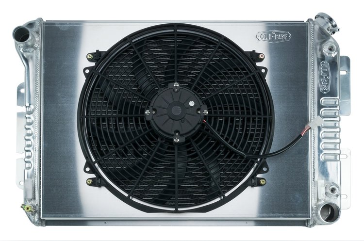 CHC11AK Aluminum Performance Radiator and 16 in. Fan Kit for 1967-1969 Chevy Camaro & Pontiac Firebird