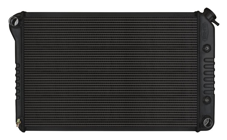 CHC545AB Black Night Rider Series Aluminum Performance Radiator for 1970-1981 Chevy Camaro, Auto Trans