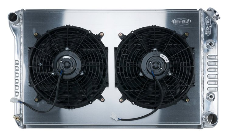 Aluminum Radiator and 12 in. Fan Kit for 1970-1981 Chevy Camaro