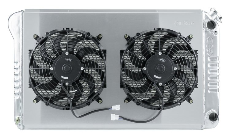 CHC557AK Aluminum Performance Radiator with 12 in. Fan Kit for 1970-1981 Chevy Camaro & Pontiac Firebird
