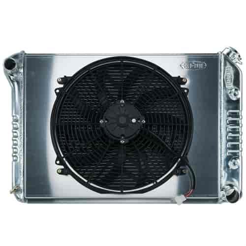 Aluminum Performance Radiator with Fan 1968-1979 Chevy Nova
