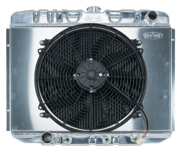 Aluminum Performance Radiator with Fan 1967-1970 Ford Mustang