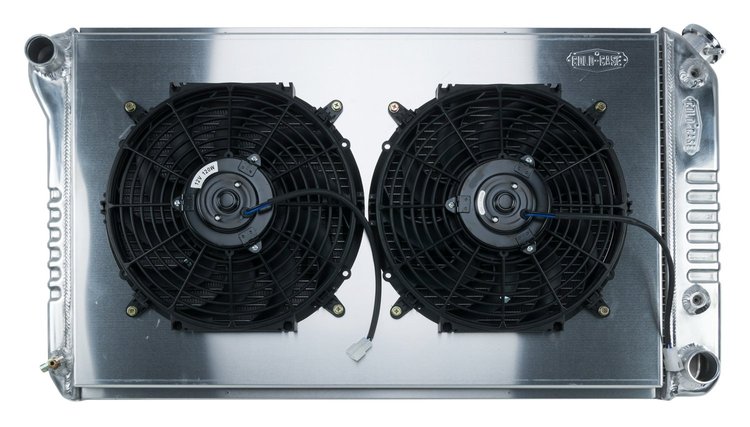 GMA42AK Aluminum Performance Radiator with 12 in. Fan Kit for 1968-1977 GM A-Body