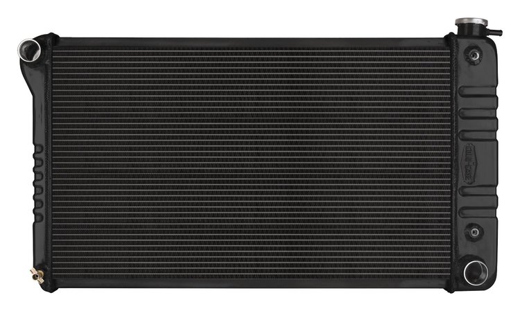 GMA43AB Black Night Rider Series Aluminum Performance Radiator for 1966-1971 Oldsmobile 442