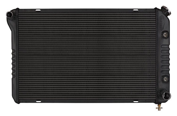 GMB57AB Black Night Rider Series Aluminum Radiator for 1984-1987 Buick Grand National/Regal Turbo