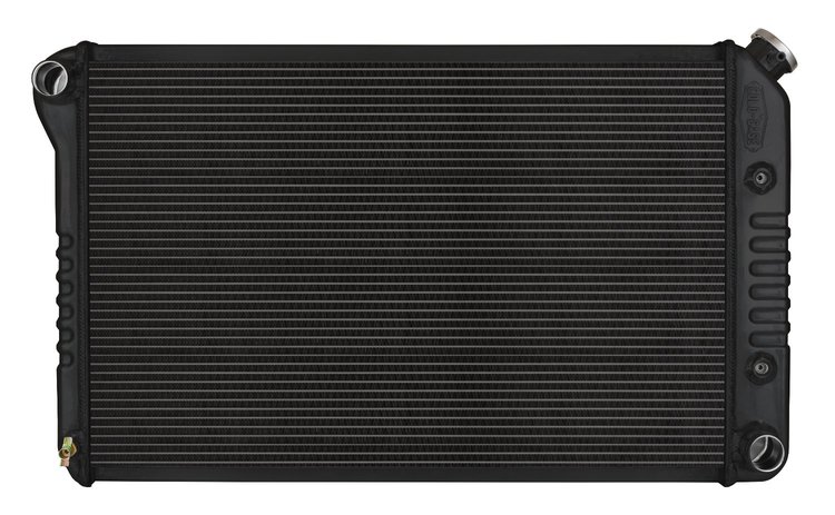 GMG544AB Black Night Rider Series Aluminum Radiator for 1978-1988 GM G-Body, Auto Trans