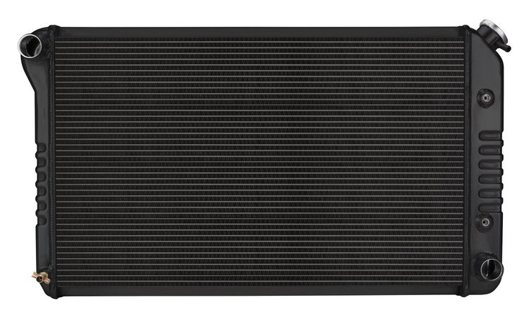 GPF18AB Black Night Rider Series Aluminum Radiator for 1970-1981 Pontiac Firebird, Auto Trans