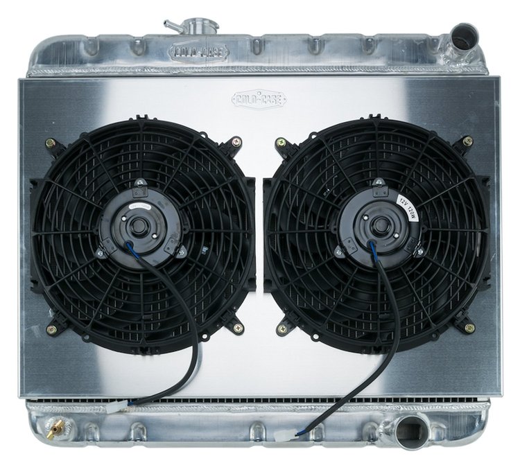 Aluminum Performance Radiator with Fan & Shroud Kit 1964-1965 Pontiac GTO, Tempest, LeMans Without AC - Manual Transmission