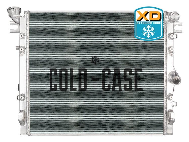 MOJ995-5XD Aluminum Extruded Core Radiator for 2007-2018 Jeep Wrangler JK, JKU w/GM Gen III/IV LS or Mopar Gen III Hemi Engine