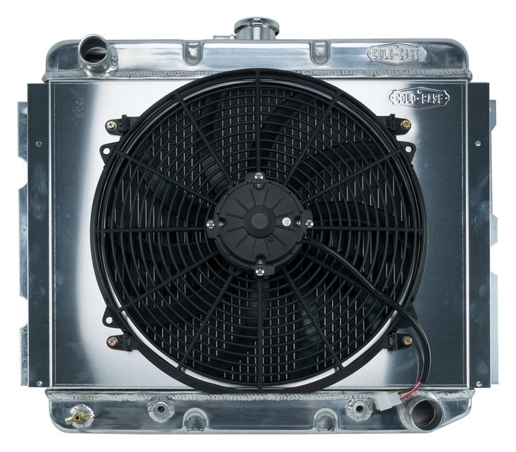 Aluminum Performance Radiator with Fan 1966-1973 Mopar B, C & E-Body