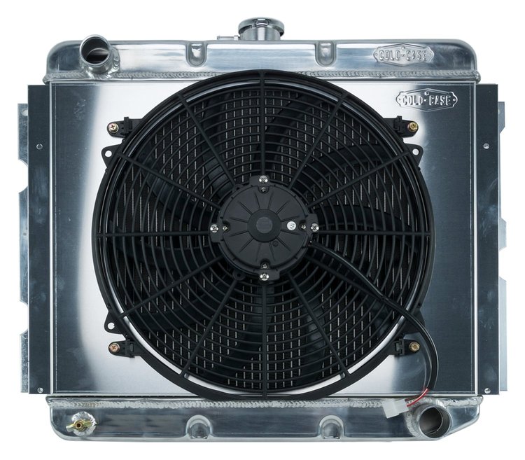 Aluminum Performance Radiator with Fan 1966-1973 Mopar B, C & E-Body